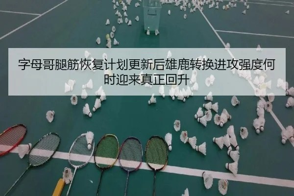 字母哥腿筋恢复计划更新后雄鹿转换进攻强度何时迎来真正回升